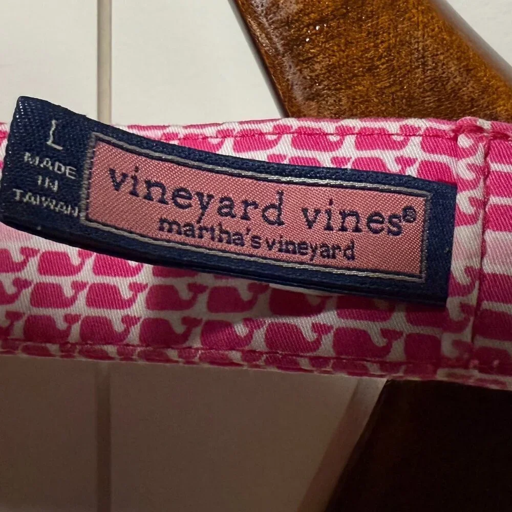 Vineyard Vines Women's Pink & White Belt Size Large